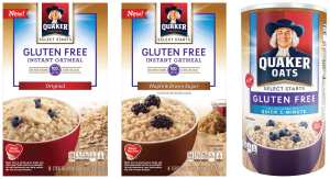 quaker-oatmeal gluten free